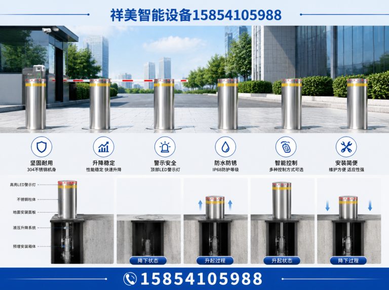 济南高新技术产业开发区升降柱展示图